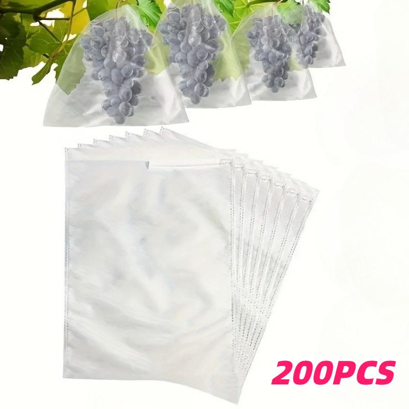 200pcs White Mesh Fruit Protection Bags Non-Woven Bird-proof Insect-proof for Vineyard Breathable Fruit Net Bags with Drawstring
200pcs White Mesh Fruit Protection Bags Non-Woven Bird-proof Insect-proof for Vineyard Breathable Fruit Net Bags with Drawstring