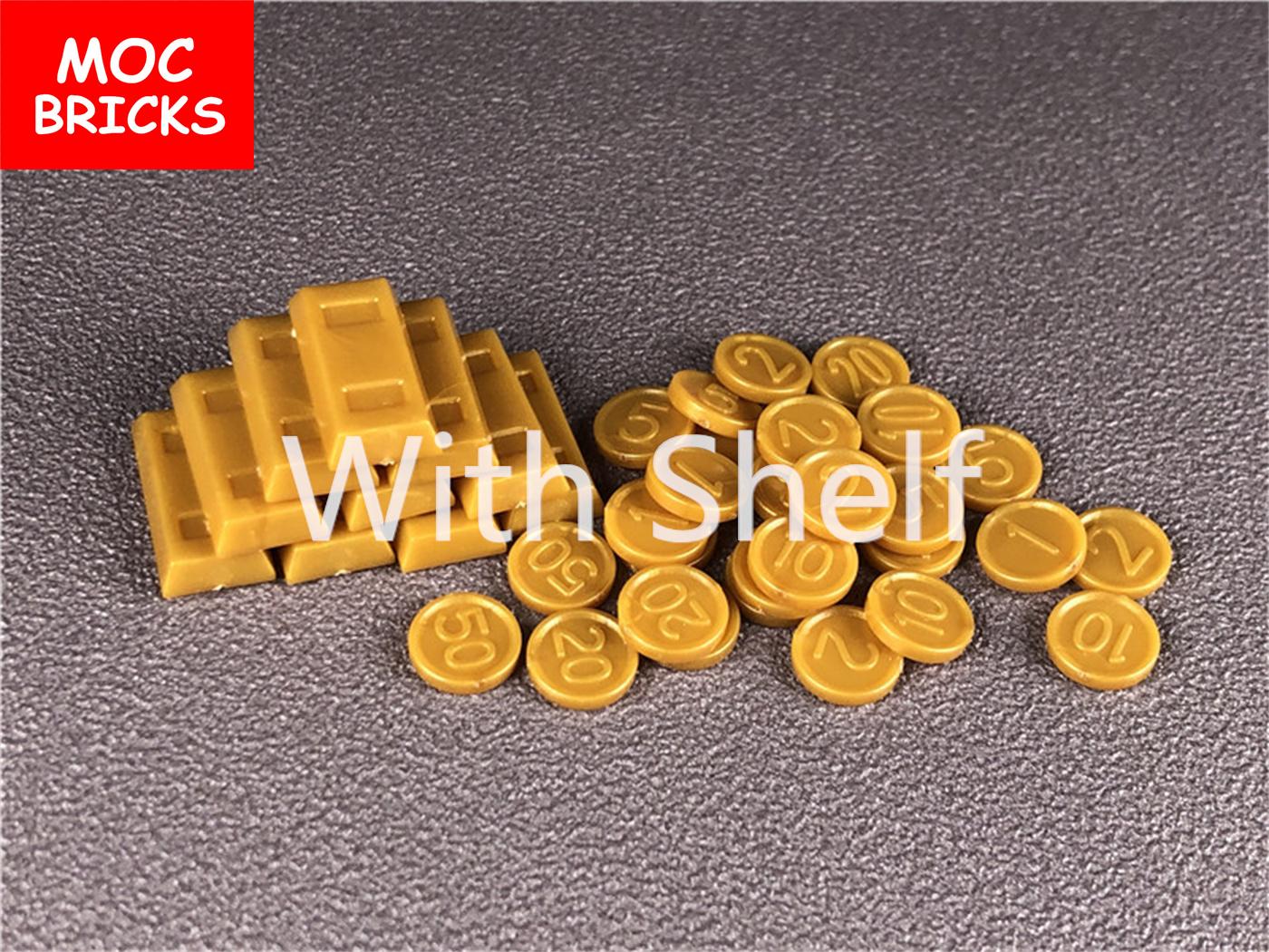 MOC Bricks Dark Silver Gray Golden Money Coin Utensil Ingot Bar Building Blocks Figure DIY Dolls Playthings ideal for children Xmas Gifts золотистий
MOC Bricks Dark Silver Gray Golden Money Coin Utensil Ingot Bar Building Blocks Figure DIY Dolls Playthings ideal for children Xmas Gifts золотистий