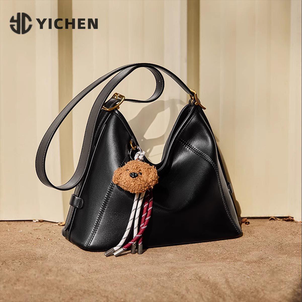 Лимитированная серия YICHEN Осенняя женская сумка-тоут большой вместимости - 2025 Мягкая кожаная сумка через плечо чёрный
Лимитированная серия YICHEN Осенняя женская сумка-тоут большой вместимости - 2025 Мягкая кожаная сумка через плечо чёрный