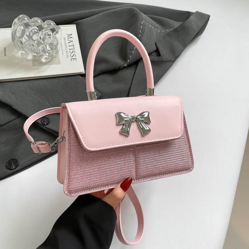 Textured new popular bow fashion casual simple bright silk shoulder crossbody small square bag women s рожевий
Textured new popular bow fashion casual simple bright silk shoulder crossbody small square bag women s рожевий