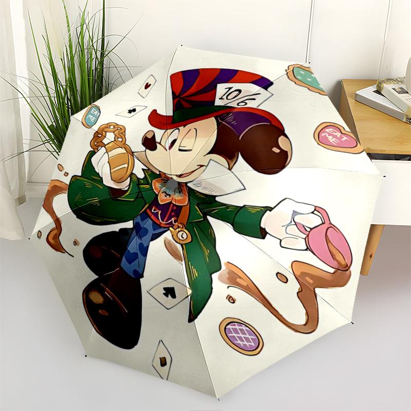 1pc Mickey Mouse as the Mad Hatter Automatic Open/CloseUmbrella-CuteUmbrella with Cute Design, Portable 3-Fold Compact Umbrella for Men & Wo
1pc Mickey Mouse as the Mad Hatter Automatic Open/CloseUmbrella-CuteUmbrella with Cute Design, Portable 3-Fold Compact Umbrella for Men & Wo
