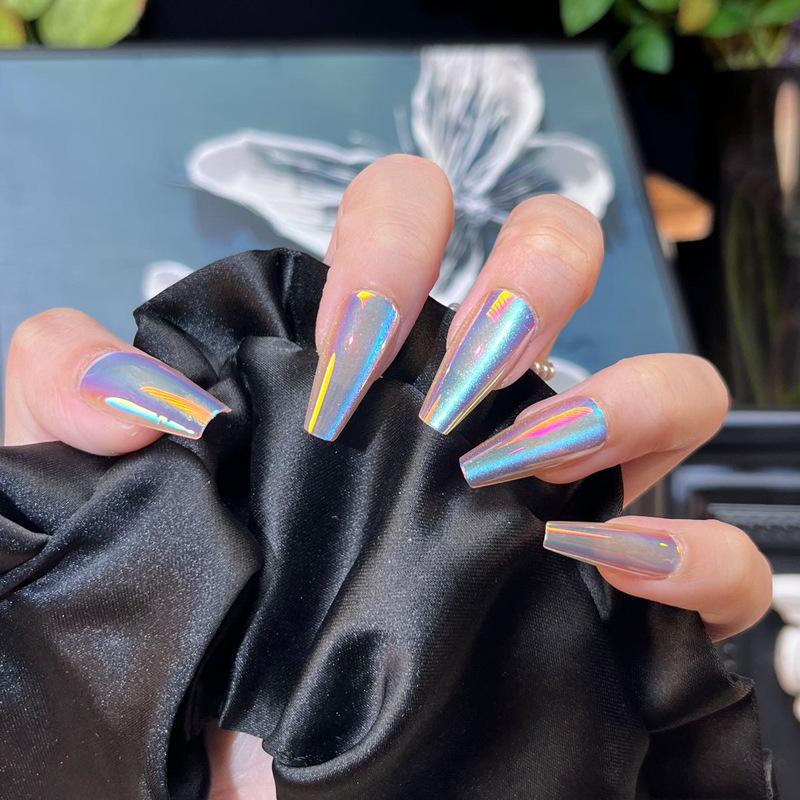 Advanced Cat Eye Gradient Optical Electroplated Removable False Nail Tips with Stickers Handmade Nails M#10pcs/Bag
Advanced Cat Eye Gradient Optical Electroplated Removable False Nail Tips with Stickers Handmade Nails M#10pcs/Bag