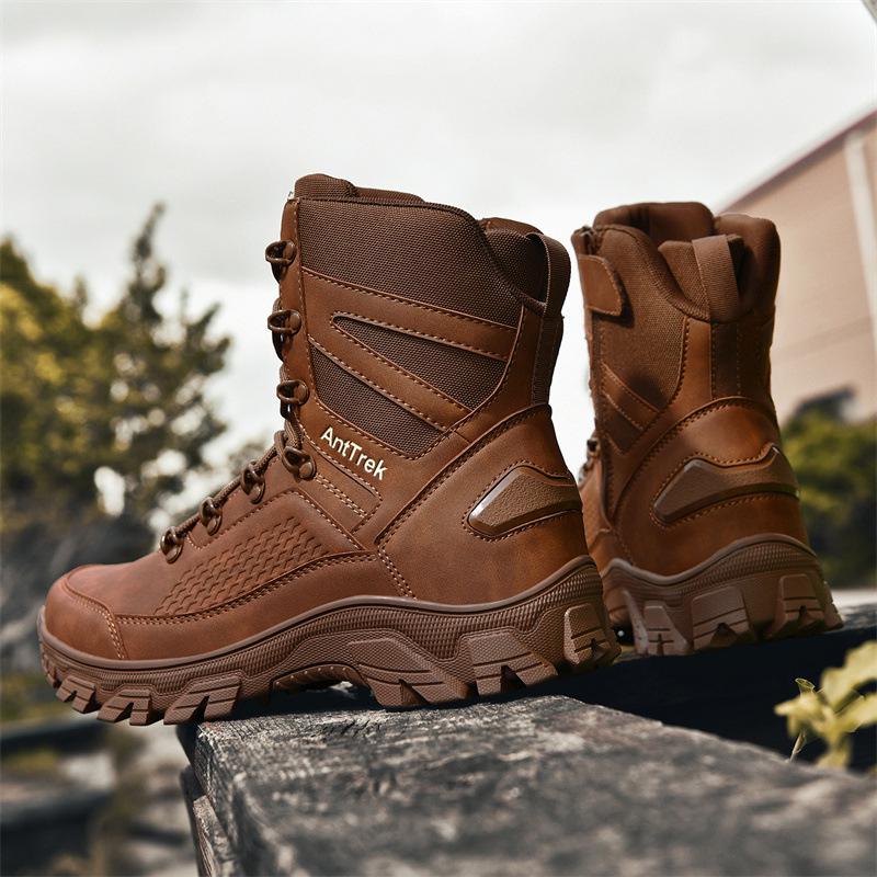 Plus Size Non-Slip Wear-Resistant High-Top Hiking Boots for Autumn and Winter 42 коричневый
Plus Size Non-Slip Wear-Resistant High-Top Hiking Boots for Autumn and Winter 42 коричневый