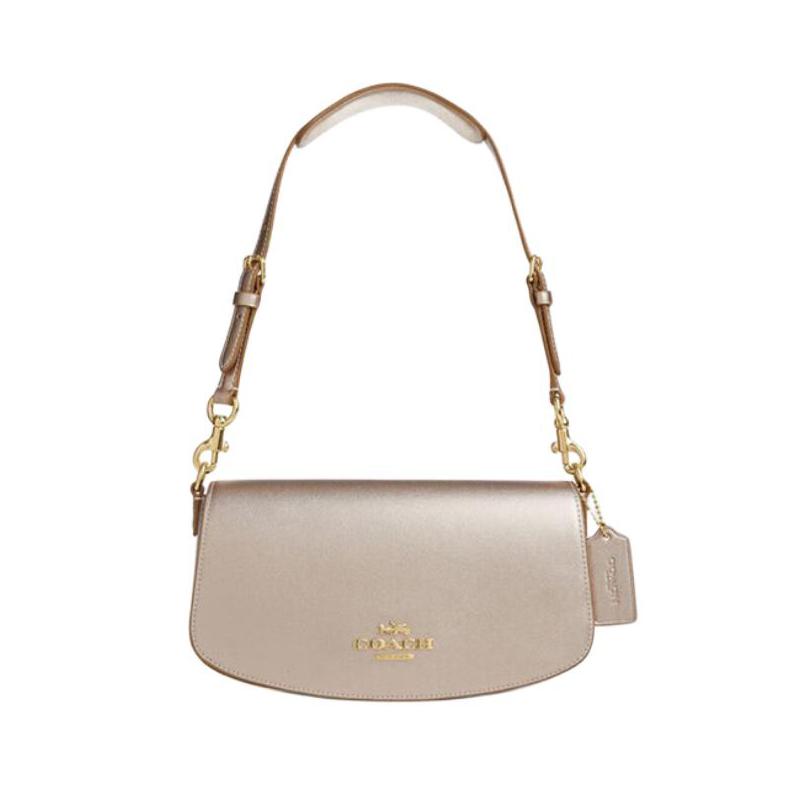 COACH 24 micro-label logo adjustable shoulder strap PVC armpit bag hand shoulder bag medium size women s champagne color коричневий
COACH 24 micro-label logo adjustable shoulder strap PVC armpit bag hand shoulder bag medium size women s champagne color коричневий