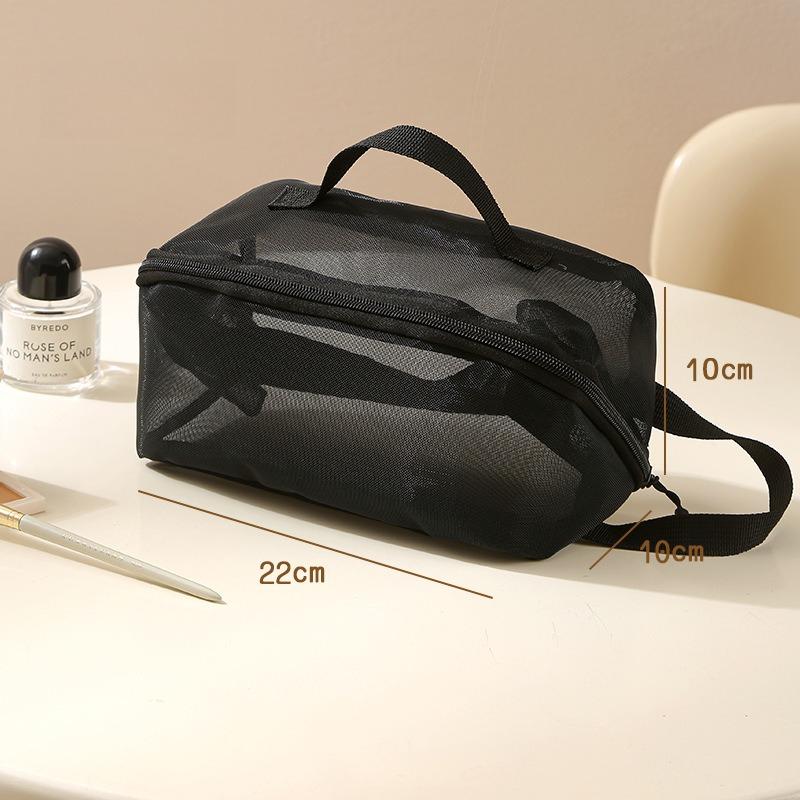 Mesh Toiletries Pouch Multi Layer Travel Cosmetic Storage Bag Large Capacity Business Travel Hand-held Miscellaneous Storage Bags Men Women Universal 22x10x10cm 1pcs чёрный
Mesh Toiletries Pouch Multi Layer Travel Cosmetic Storage Bag Large Capacity Business Travel Hand-held Miscellaneous Storage Bags Men Women Universal 22x10x10cm 1pcs чёрный