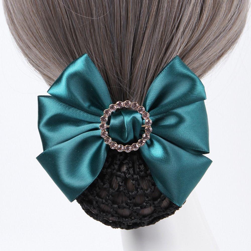 Headwear Diamond Hair Clip Hotel Korean Bun Snood Bow Spring Clip Hairgrips Cover Net Ponytail Clip
Headwear Diamond Hair Clip Hotel Korean Bun Snood Bow Spring Clip Hairgrips Cover Net Ponytail Clip
