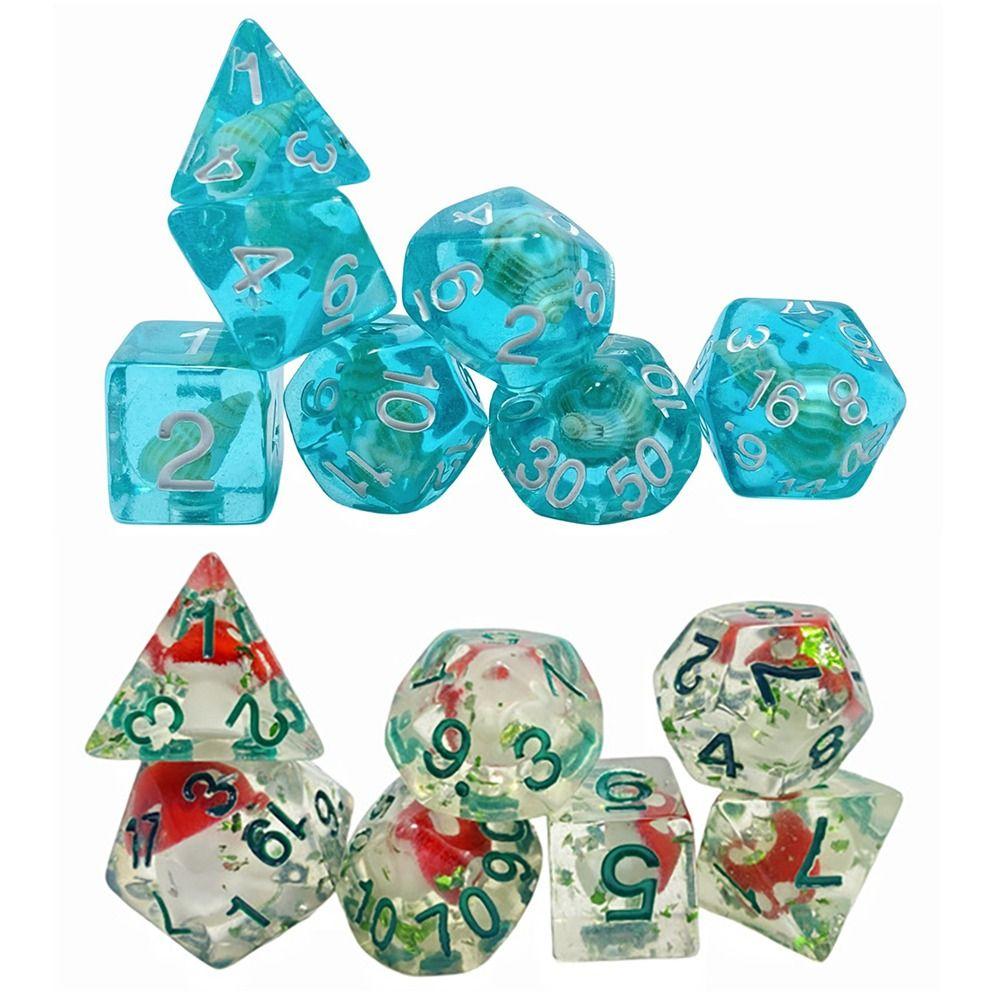 7 шт./компл. D4 D6 D8 D10 D12 D20 DND игральные кости грибные раковины игровые кости многогранные игральные кости TRPG DND
7 шт./компл. D4 D6 D8 D10 D12 D20 DND игральные кости грибные раковины игровые кости многогранные игральные кости TRPG DND