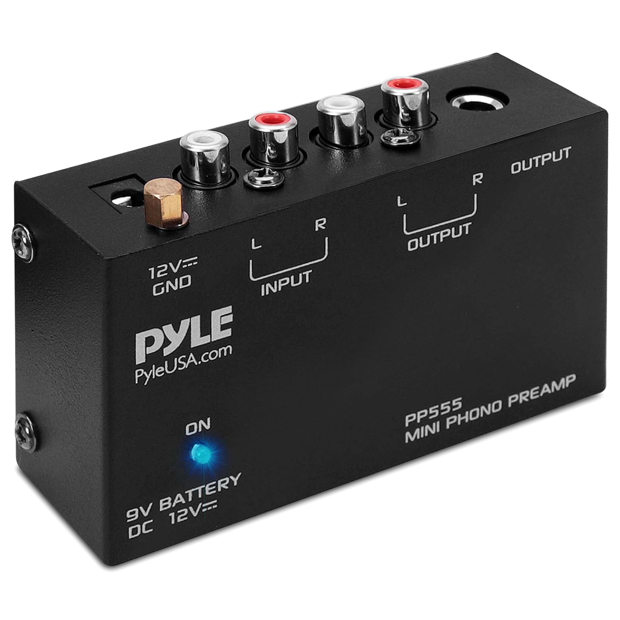 Pyle type phono turntable 9V (PP555) Ultra-compact preamplifier, powered.
Pyle type phono turntable 9V (PP555) Ultra-compact preamplifier, powered.