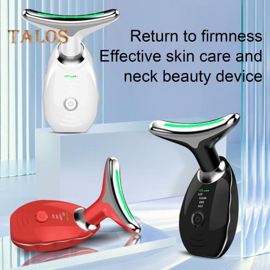Neck Firming Massager 3/7-Color LED Anti-Aging Device for Wrinkle Reduction Electric Tightening Neck Roller for Home Skincare 7 чорний
Neck Firming Massager 3/7-Color LED Anti-Aging Device for Wrinkle Reduction Electric Tightening Neck Roller for Home Skincare 7 чорний