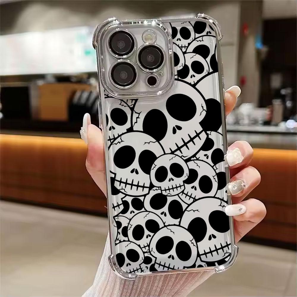 Cute Classic Halloween Bone Skull Phone Case For Xiaomi 15T 14T 13 Pro 15 F8 Ultra Poco X7 F7 Pro 5G X3 X5 X6 F5 M7 Clear Cover POCO F7 Pro 5G
Cute Classic Halloween Bone Skull Phone Case For Xiaomi 15T 14T 13 Pro 15 F8 Ultra Poco X7 F7 Pro 5G X3 X5 X6 F5 M7 Clear Cover POCO F7 Pro 5G