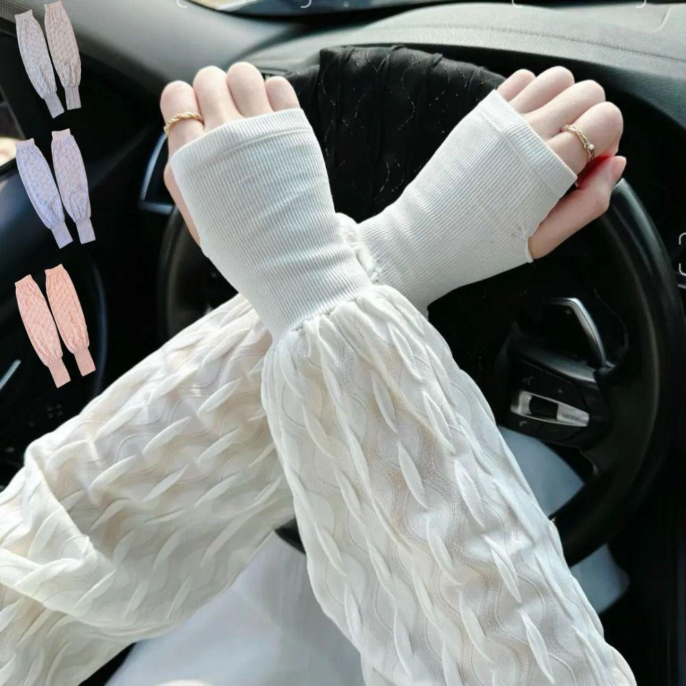 Breathable Sun Protection Arm Sleeves Elegant Summer Ice Silk Long Sleeves Driving бежевий
Breathable Sun Protection Arm Sleeves Elegant Summer Ice Silk Long Sleeves Driving бежевий