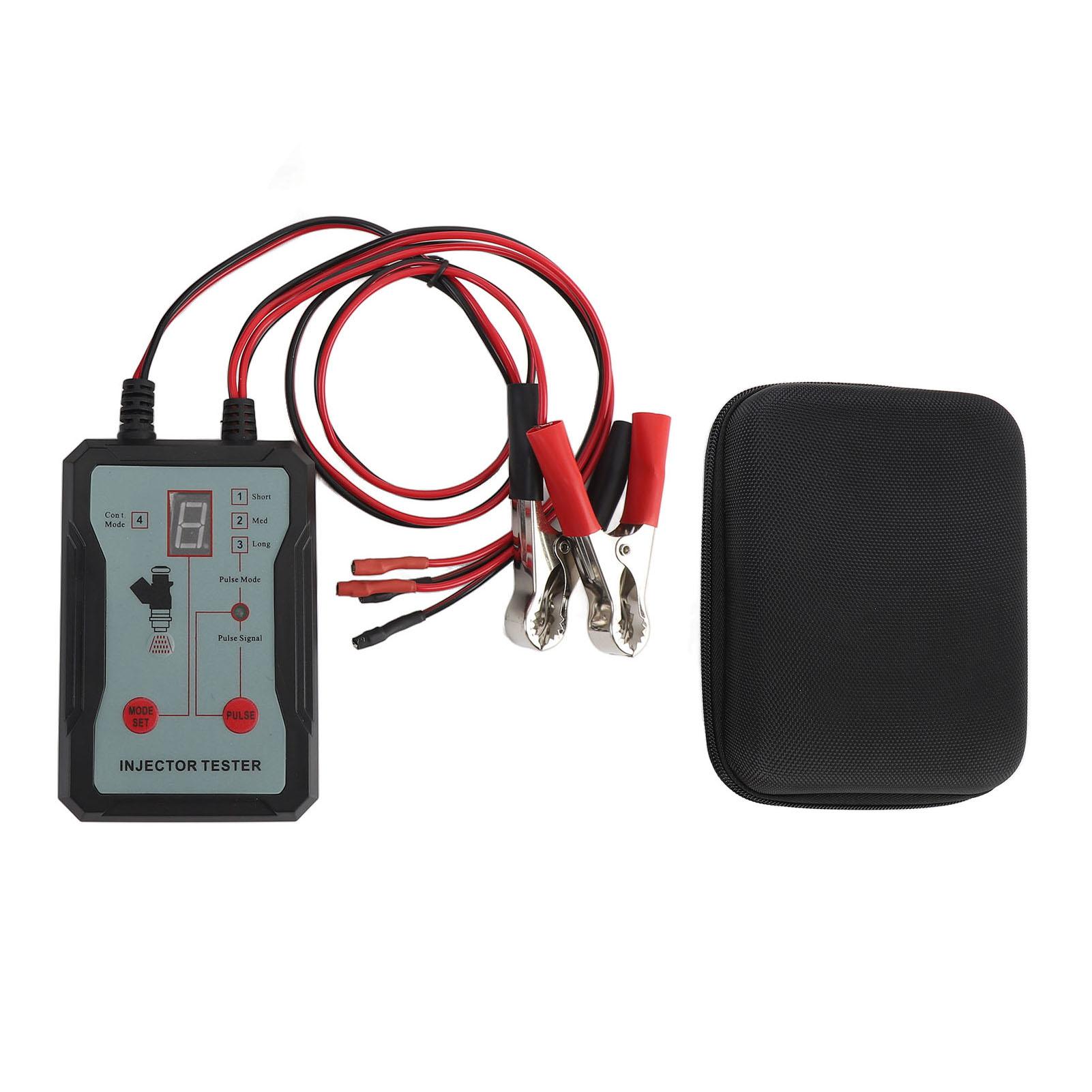 Car Fuel Injector Tester 12V 4 Pulse Modes LED Display Effective Troubleshooting Motorcycle Nozzle Testing Kit Grey
Car Fuel Injector Tester 12V 4 Pulse Modes LED Display Effective Troubleshooting Motorcycle Nozzle Testing Kit Grey