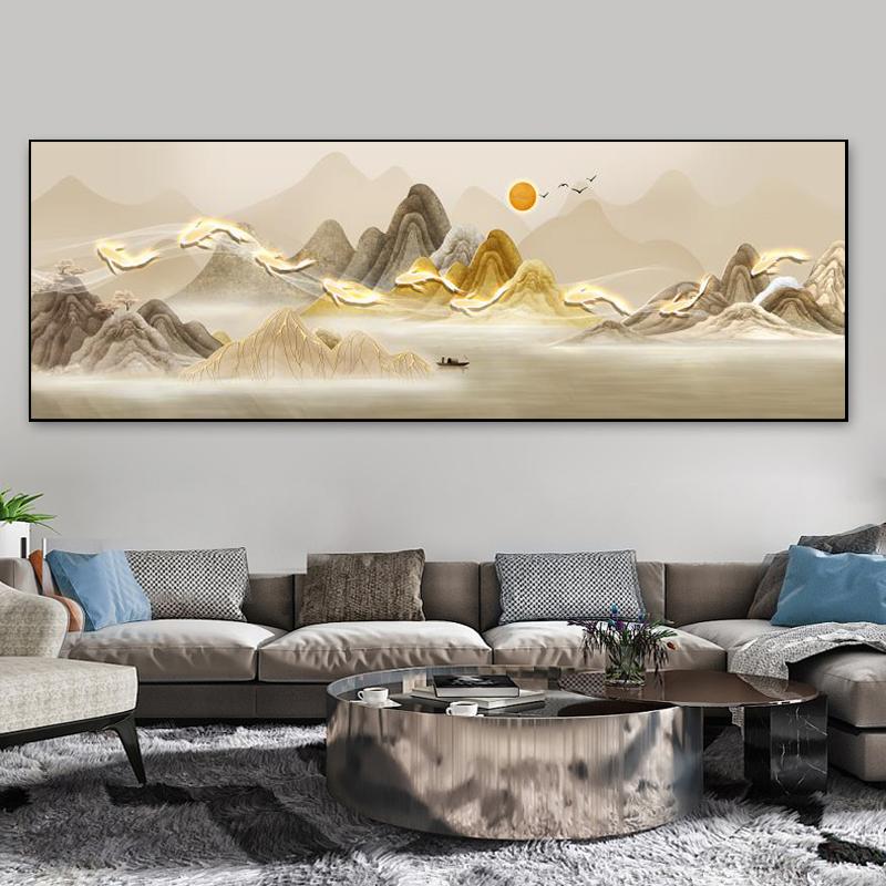 Китайский стиль Фэншуй Горы и текущая вода Пейзаж Холст Живопись Девять карпов Постеры и Принты Декор стены гостиной 20X60CM NO FRAME
Китайский стиль Фэншуй Горы и текущая вода Пейзаж Холст Живопись Девять карпов Постеры и Принты Декор стены гостиной 20X60CM NO FRAME