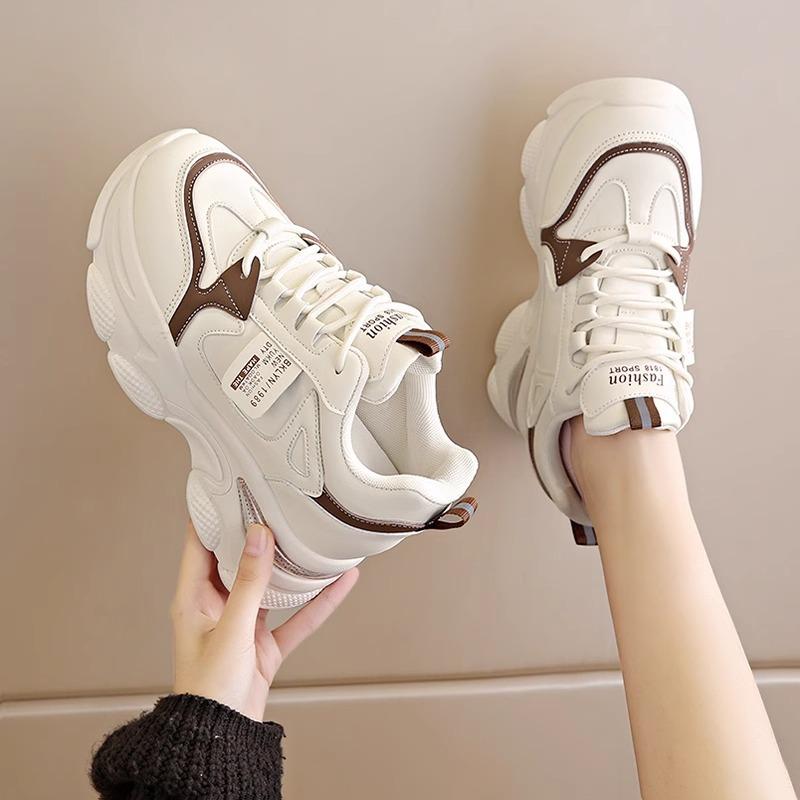 Sneakers women s spring season little white shoes small height increase platform dad shoes 35
Sneakers women s spring season little white shoes small height increase platform dad shoes 35