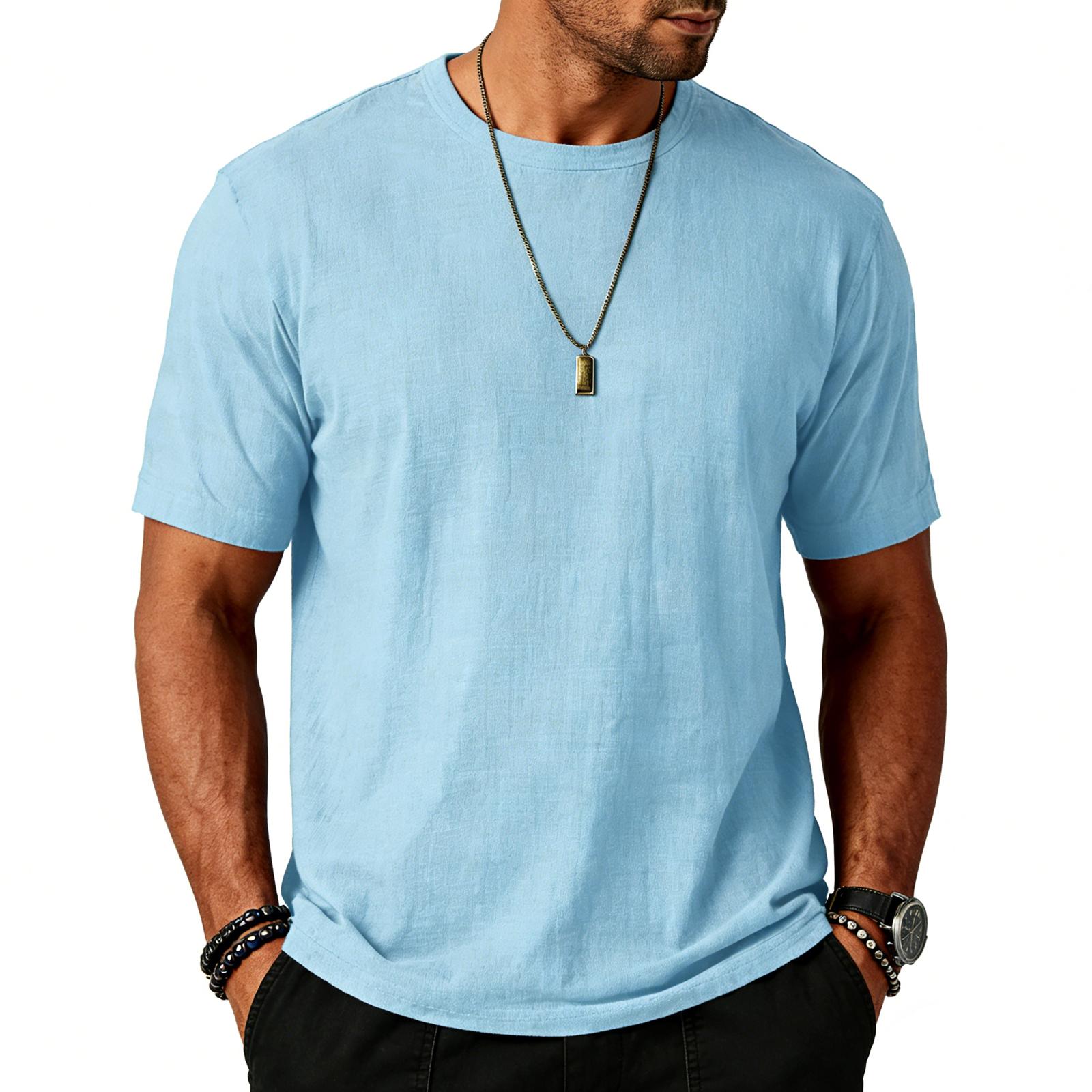 Мужской однотонный повседневный топ с коротким рукавом, повседневная рубашка, летняя рубашка с коротким рукавом S синий
Мужской однотонный повседневный топ с коротким рукавом, повседневная рубашка, летняя рубашка с коротким рукавом S синий