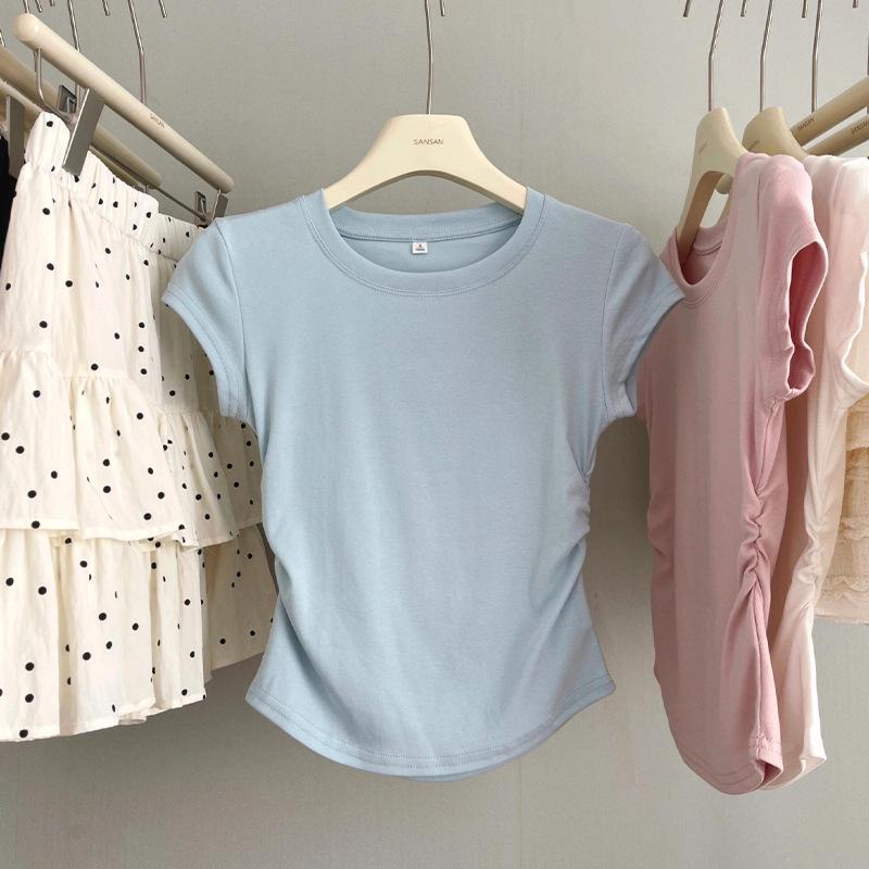 Women s Baby Blue Slim Fit Pleated Waist T-Shirt with Flutter Sleeves - Summer 2025 XXL чёрный
Women s Baby Blue Slim Fit Pleated Waist T-Shirt with Flutter Sleeves - Summer 2025 XXL чёрный