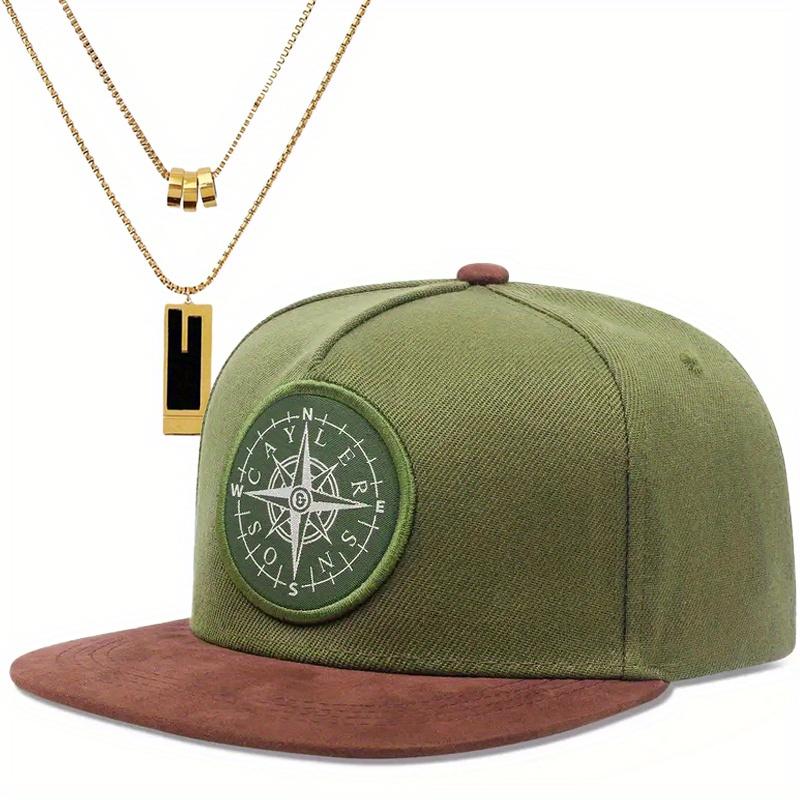 2pcs Men s Womens Baseball Cap Compass Embroidery Flat Brim Hat Hip Hop Cap Duck Tongue Cap Stacked Models Pendant Necklace Set Couple Sports Sun Hat армия зеленый
2pcs Men s Womens Baseball Cap Compass Embroidery Flat Brim Hat Hip Hop Cap Duck Tongue Cap Stacked Models Pendant Necklace Set Couple Sports Sun Hat армия зеленый