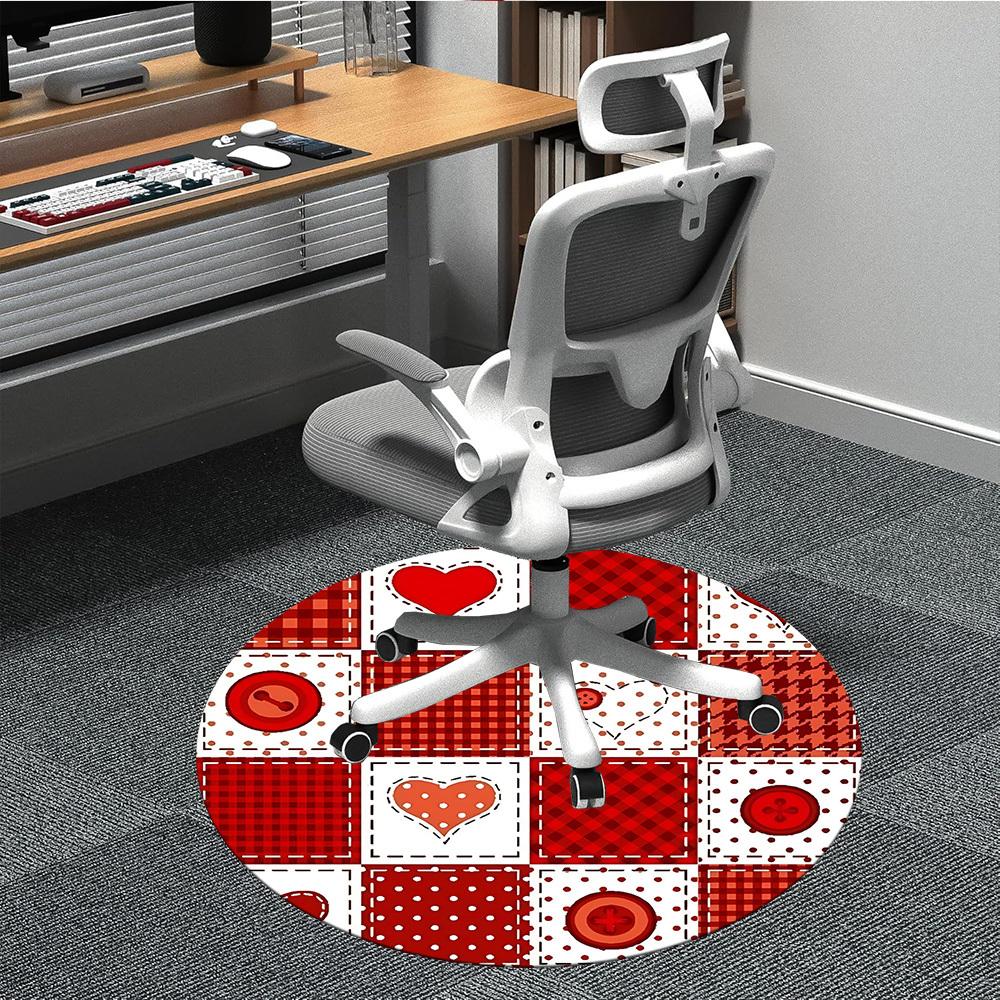 1pc Patchwork Heart Pattern Chair Carpet for Office, Non-slip, Soft and Durable Office Rug, Perfect for Office yy251226061 80cm by 80cm
1pc Patchwork Heart Pattern Chair Carpet for Office, Non-slip, Soft and Durable Office Rug, Perfect for Office yy251226061 80cm by 80cm