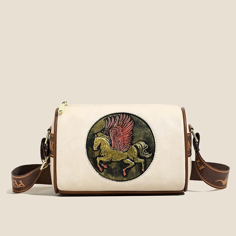 Handcrafted Leather Crossbody Bag with Embroidered Pegasus Design Elegant Shoulder Bag for Women Casual and Fashion Use бежевий
Handcrafted Leather Crossbody Bag with Embroidered Pegasus Design Elegant Shoulder Bag for Women Casual and Fashion Use бежевий