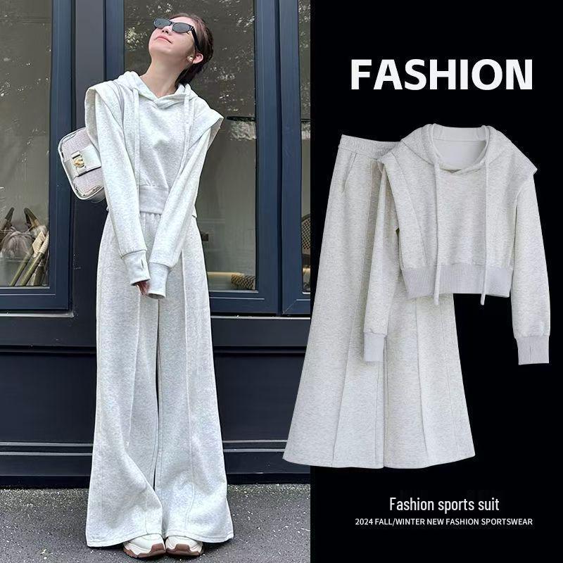 Spring European Style Knit Hoodie & Wide-Leg Pants Two-Piece Set - Plus Size Women s Clothing L (105-120 jin)
Spring European Style Knit Hoodie & Wide-Leg Pants Two-Piece Set - Plus Size Women s Clothing L (105-120 jin)