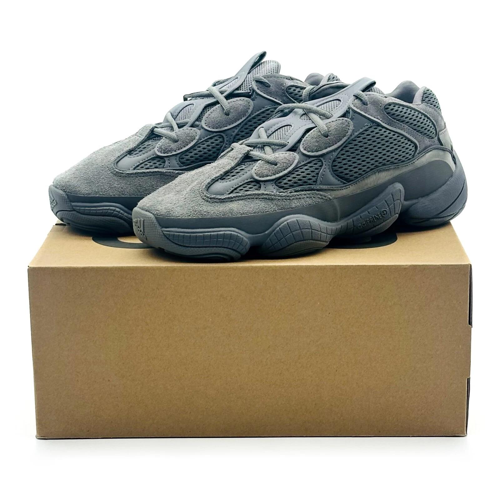 GW6373 Adidas Yeezy Boost 500 Гранітний Чорний Темно-сірий Вугільно-сірий Замша Темний US 4.5
GW6373 Adidas Yeezy Boost 500 Гранітний Чорний Темно-сірий Вугільно-сірий Замша Темний US 4.5