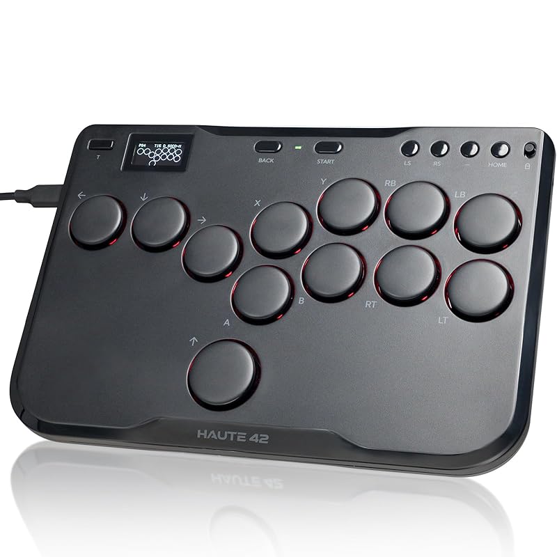 Haute42 leverless Akekon leverless controller 12 buttons for PC/Switch/PS4 PS3 Replacing buttons lock switch game RGB LED High precision High response
Haute42 leverless Akekon leverless controller 12 buttons for PC/Switch/PS4 PS3 Replacing buttons lock switch game RGB LED High precision High response