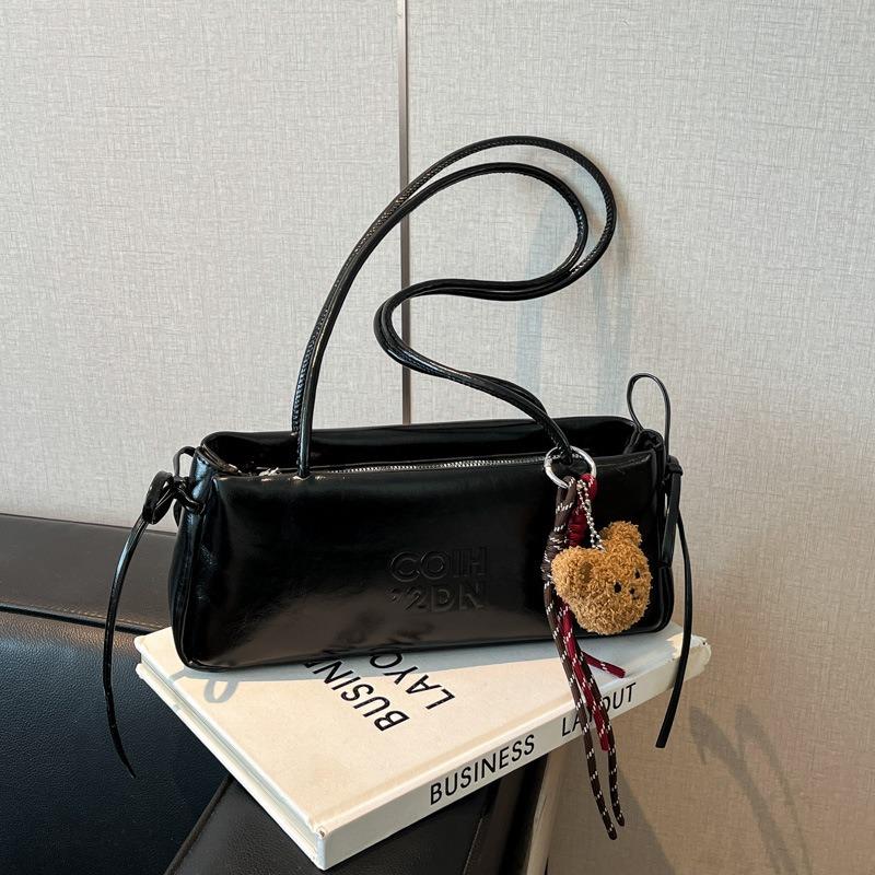 New Versatile Soft Leather Bag Large Capacity Women s Bag Underarm Bag Trendy Premium Textured Shoulder Baguette Bag чорний
New Versatile Soft Leather Bag Large Capacity Women s Bag Underarm Bag Trendy Premium Textured Shoulder Baguette Bag чорний