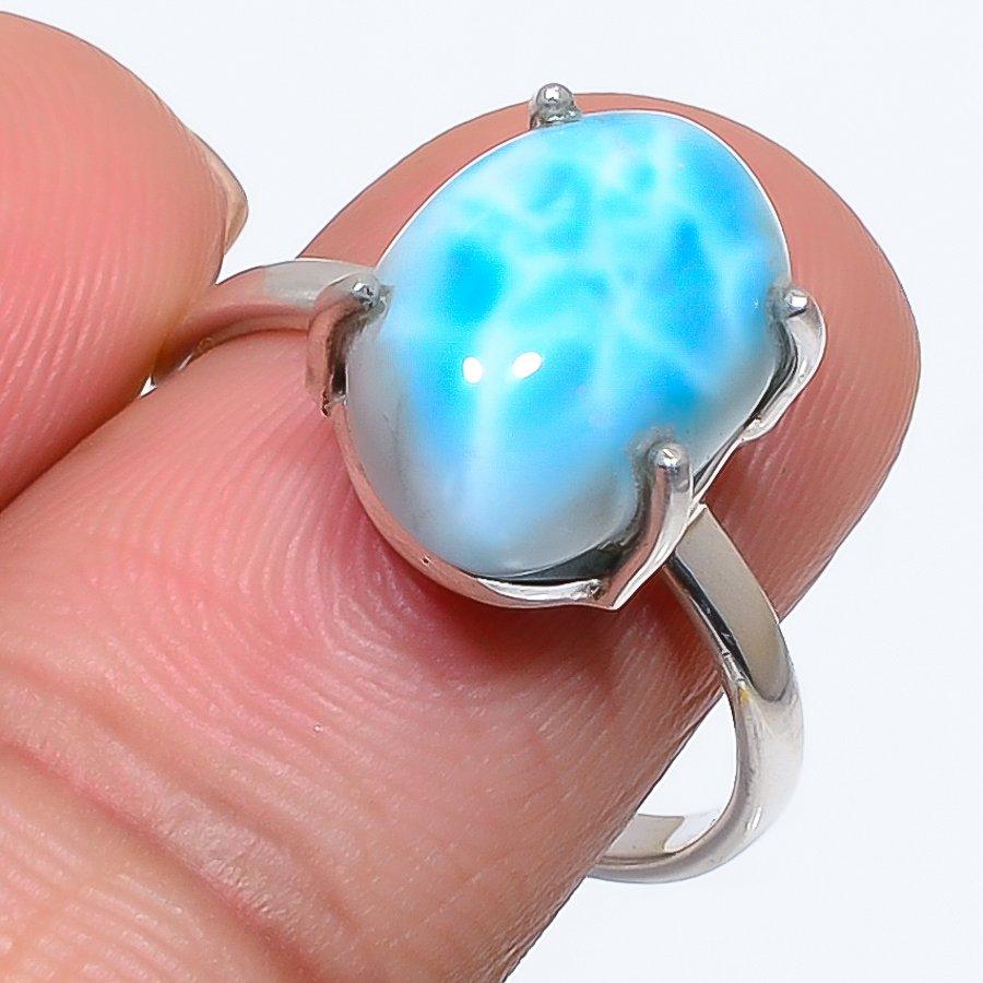 Кольцо в подарок из чистого серебра 925 пробы с ларимаром Natural Republic S.9 r7A05 
Кольцо в подарок из чистого серебра 925 пробы с ларимаром Natural Republic S.9 r7A05