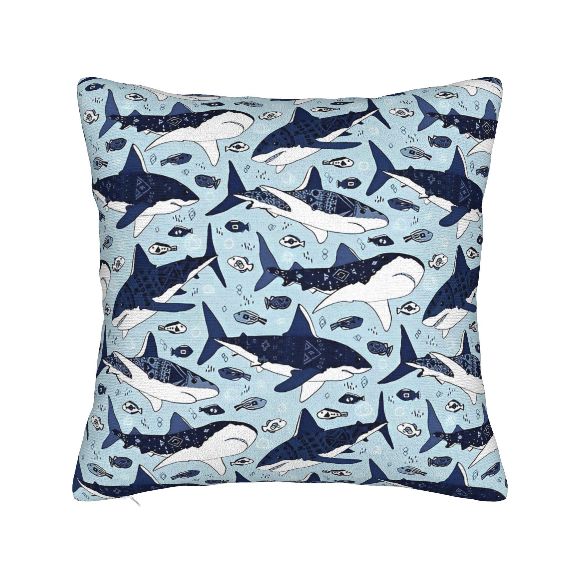Cute Shark Square Pillow Case Starry Whale Sharks Cushion Covers Customized Decorative Throw Pillow Case Cover for Sofa 30x30cm 12x12in
Cute Shark Square Pillow Case Starry Whale Sharks Cushion Covers Customized Decorative Throw Pillow Case Cover for Sofa 30x30cm 12x12in