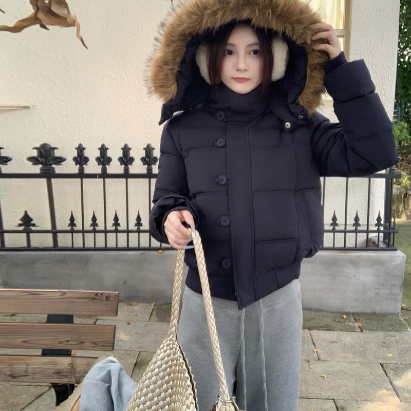 Cotton clothes women s short winter new models small warm slim fit big fur collar jacket student S 80-105 тёмно-синий
Cotton clothes women s short winter new models small warm slim fit big fur collar jacket student S 80-105 тёмно-синий