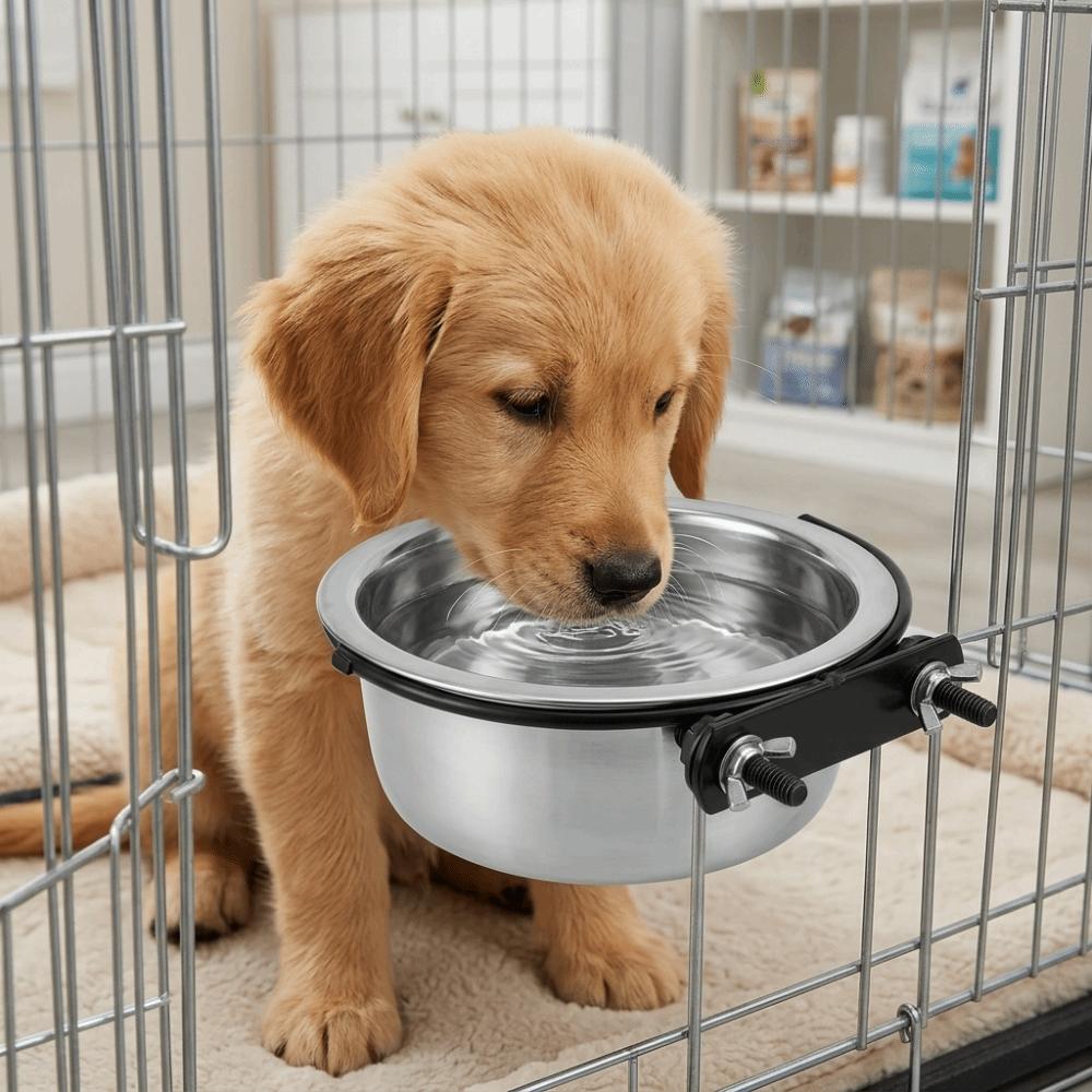 Stainless Steel Inner Durable Polished Metal Bowl Dog Crate Food Bowl Crate Feeding 13CM
Stainless Steel Inner Durable Polished Metal Bowl Dog Crate Food Bowl Crate Feeding 13CM