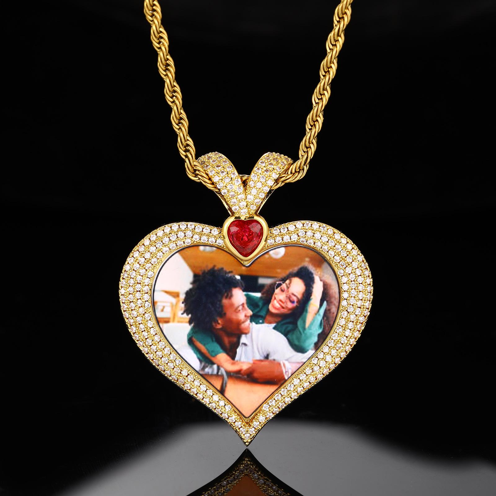 Heart-Shaped Hip Hop DIY Photo Pendant with Zircon Inlay – Customizable and Trendy
Heart-Shaped Hip Hop DIY Photo Pendant with Zircon Inlay – Customizable and Trendy