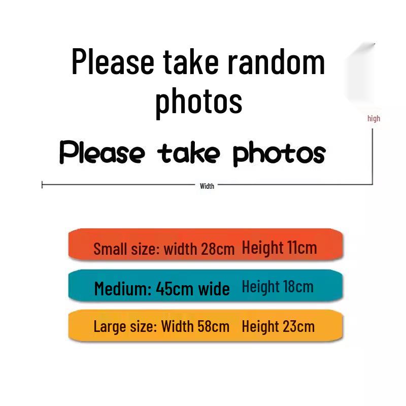 Please Take Funny Photos Wall Stickers - Humorous Text Patterns for Windows, Home, Glass, or Mirror Decor Small чорний
Please Take Funny Photos Wall Stickers - Humorous Text Patterns for Windows, Home, Glass, or Mirror Decor Small чорний