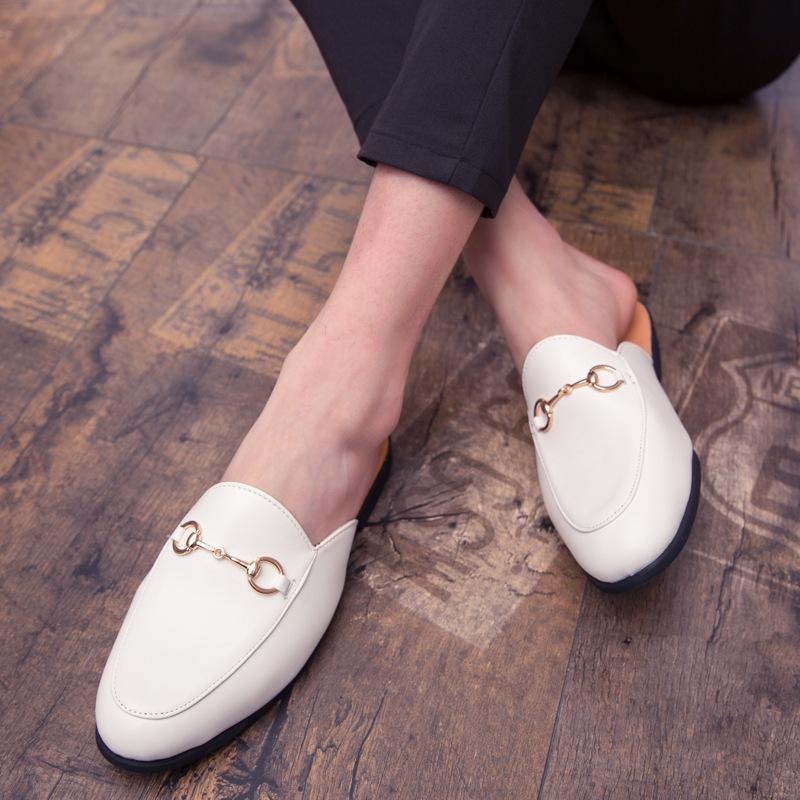 2025 summer European station outside wear bag head half slippers men s overshoes British large size cool slippers without heel lazy shoes 36 белый
2025 summer European station outside wear bag head half slippers men s overshoes British large size cool slippers without heel lazy shoes 36 белый