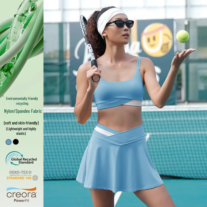 Color Block Women s Skort: Anti-Exposure Outdoor Running, Badminton, Tennis Fitness Skirt M
Color Block Women s Skort: Anti-Exposure Outdoor Running, Badminton, Tennis Fitness Skirt M