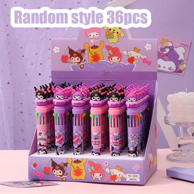 36Pcs Kuromi 10 Color Sanrio Cartoon Ballpoint 10 Color 0.7mm School Stationery Draw Wrirte Pen Ute Writing Tools School Office Supplies Ballpoint Pen Random style 36Pcs
36Pcs Kuromi 10 Color Sanrio Cartoon Ballpoint 10 Color 0.7mm School Stationery Draw Wrirte Pen Ute Writing Tools School Office Supplies Ballpoint Pen Random style 36Pcs