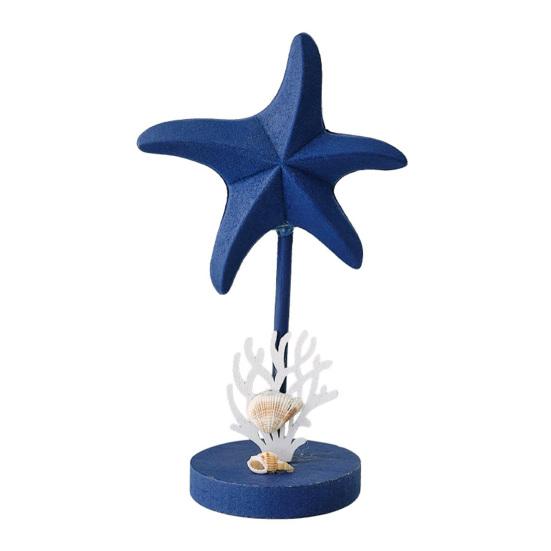 Nautical Themed Starfish Table Decor Coastal Beach Wooden Starfish Figurine Vintage Ocean Block Sign with Wood Base for Living Room Bedroom темно-синього кольору
Nautical Themed Starfish Table Decor Coastal Beach Wooden Starfish Figurine Vintage Ocean Block Sign with Wood Base for Living Room Bedroom темно-синього кольору