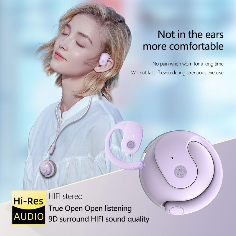 OWS Bluetooth 5.3 Беспроводные наушники с одним ухом Наушники без рук Стереогарнитуры с шумоподавлением и HD-микрофоном для наушников для телефона
OWS Bluetooth 5.3 Беспроводные наушники с одним ухом Наушники без рук Стереогарнитуры с шумоподавлением и HD-микрофоном для наушников для телефона