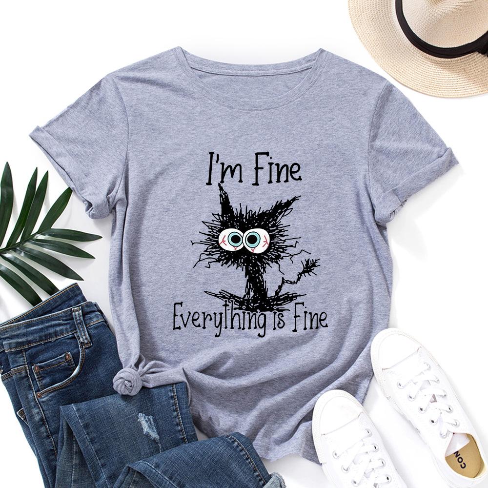 Хлопковая футболка с коротким рукавом и круглым вырезом, женская, с 2D-принтом, топы S
Хлопковая футболка с коротким рукавом и круглым вырезом, женская, с 2D-принтом, топы S