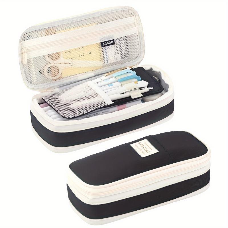 Solid Color Multifunctional Pencil Case - Large Capacity, Retractable, Macaron Shades
Solid Color Multifunctional Pencil Case - Large Capacity, Retractable, Macaron Shades