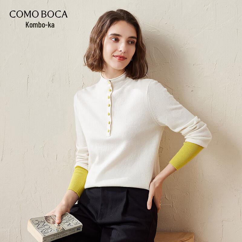 Женский кашемировый свитер в стиле колор-блок со стойкой XL
Женский кашемировый свитер в стиле колор-блок со стойкой XL