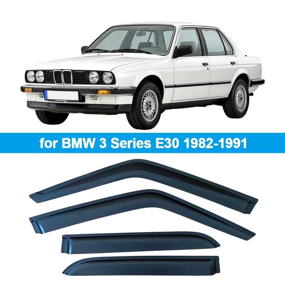BMW 3 Series E30 (82-91) Transparent Rain Shields - Thickened Side Window Deflectors
BMW 3 Series E30 (82-91) Transparent Rain Shields - Thickened Side Window Deflectors