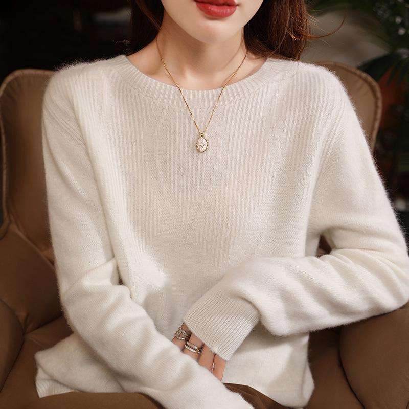 Женский свитер из 100% шерсти с овальным вырезом, свободной вязки «косы» - Толстый пуловер, базовый слой для осени/зимы. L for 110-125 lbs
Женский свитер из 100% шерсти с овальным вырезом, свободной вязки «косы» - Толстый пуловер, базовый слой для осени/зимы. L for 110-125 lbs