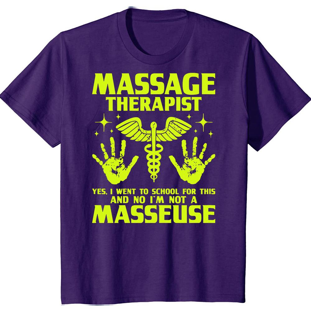 Novelty Massage Therapist Massotherapist Therapy T Shirts Streetwear Short Sleeve Birthday Gifts Summer Tshirt Mens Clothing 4XL
Novelty Massage Therapist Massotherapist Therapy T Shirts Streetwear Short Sleeve Birthday Gifts Summer Tshirt Mens Clothing 4XL