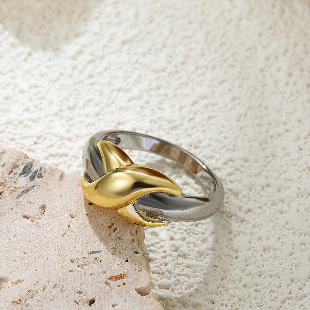 Vintage Gold&Copper Plated Cross Knot Rings for Women Creative Mixed Color Stainless Steel Ring Statement Party Zircon Gifts US 7
Vintage Gold&Copper Plated Cross Knot Rings for Women Creative Mixed Color Stainless Steel Ring Statement Party Zircon Gifts US 7