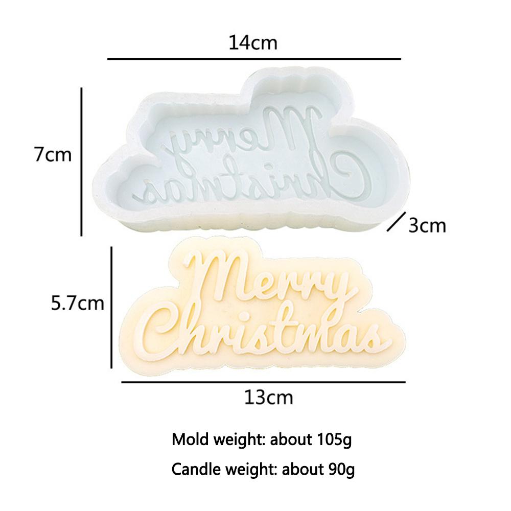 3D Christmas Candle Silicone Mold DIY English Letters Happy Birthday Aromatherapy Candles Gypsum Cake Decorative Baking Supplies
3D Christmas Candle Silicone Mold DIY English Letters Happy Birthday Aromatherapy Candles Gypsum Cake Decorative Baking Supplies