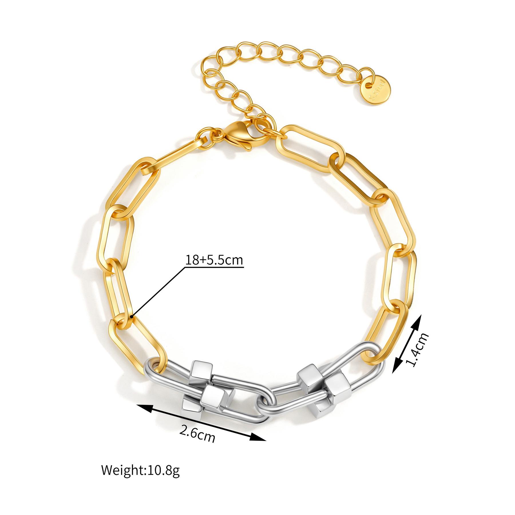 Stainless steel dolphin-shaped bead bracelet - simple dopamine-style line bracelet
Stainless steel dolphin-shaped bead bracelet - simple dopamine-style line bracelet