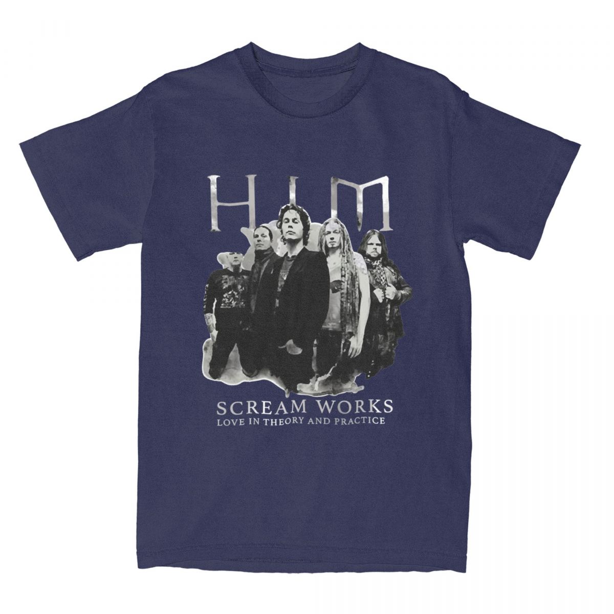 Him Ville Valo T-Shirt Summer Rock Music Band Streetwear T Shirts 100 Cotton Tee Shirt For Couple Short Sleeve Custom Logo Tops 4XL
Him Ville Valo T-Shirt Summer Rock Music Band Streetwear T Shirts 100 Cotton Tee Shirt For Couple Short Sleeve Custom Logo Tops 4XL