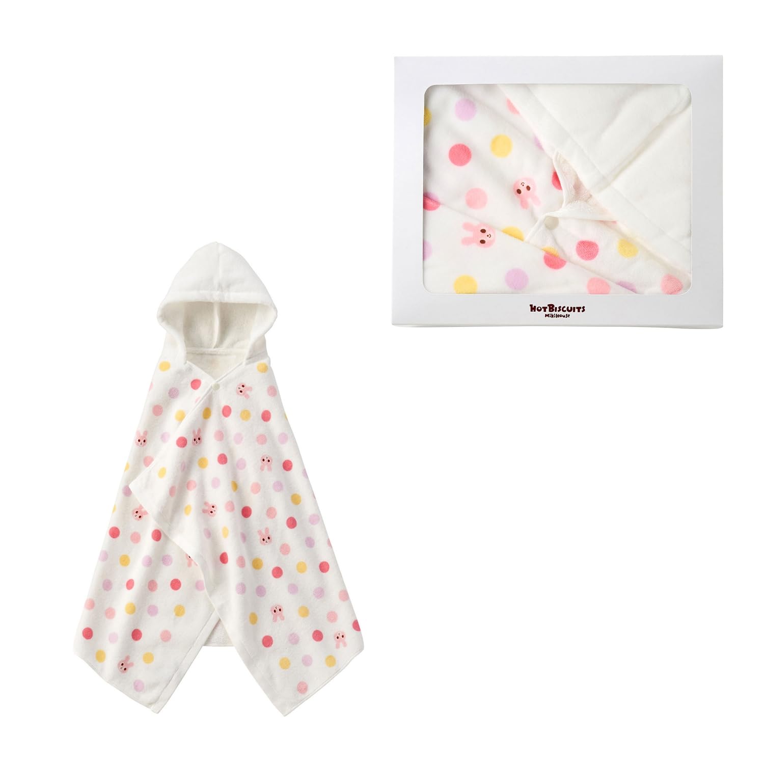 MIKI HOUSE HOT BISCUITS Bath Poncho Gift Set for Boys and Girls, Baby Clothes, Baby Gift, Pink, No Sizes, 70-8105-681, Includes Box
MIKI HOUSE HOT BISCUITS Bath Poncho Gift Set for Boys and Girls, Baby Clothes, Baby Gift, Pink, No Sizes, 70-8105-681, Includes Box