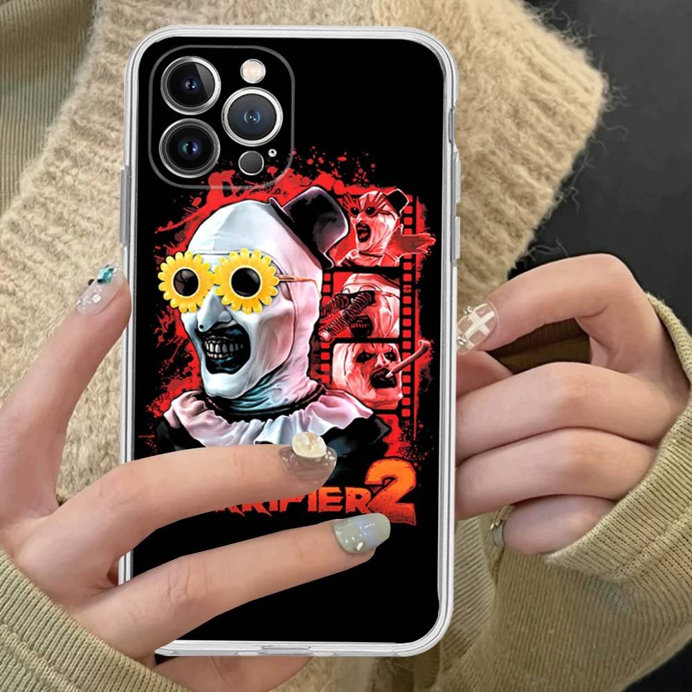 Popular Horror Movie T-Terrifier For IPhone 11 12 13 14 15 16 17 Pro Max Plus Air Transparent Clear Shockproof Case iPhone 15 pro
Popular Horror Movie T-Terrifier For IPhone 11 12 13 14 15 16 17 Pro Max Plus Air Transparent Clear Shockproof Case iPhone 15 pro
